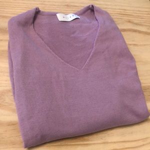 Olive V neck sweater